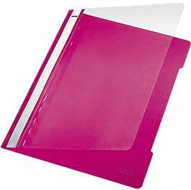 LEITZ Schnellhefter 4191 DIN A4 aus Kunststoff in Pink, 25 Stück - Bild 1