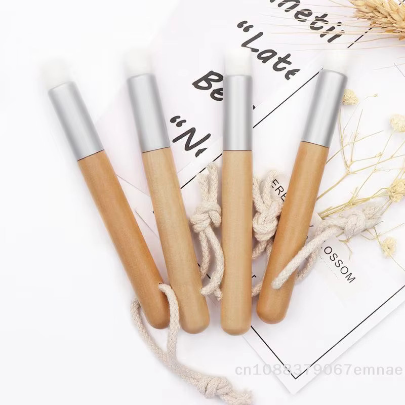 ZYAS Wimpernreinigungsbürste mit Bambusstiel, Unisex - Bild 2