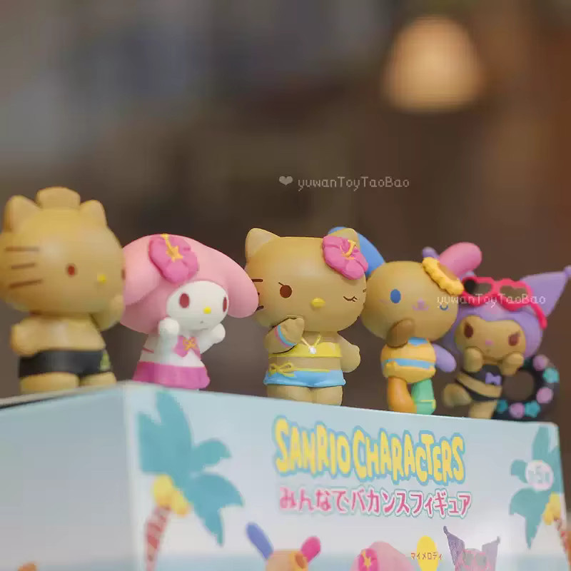 Sanrio Kuromi Cinnamoroll Sammelfigur, Blindbox, Sommerurlaub-Serie - Bild 2