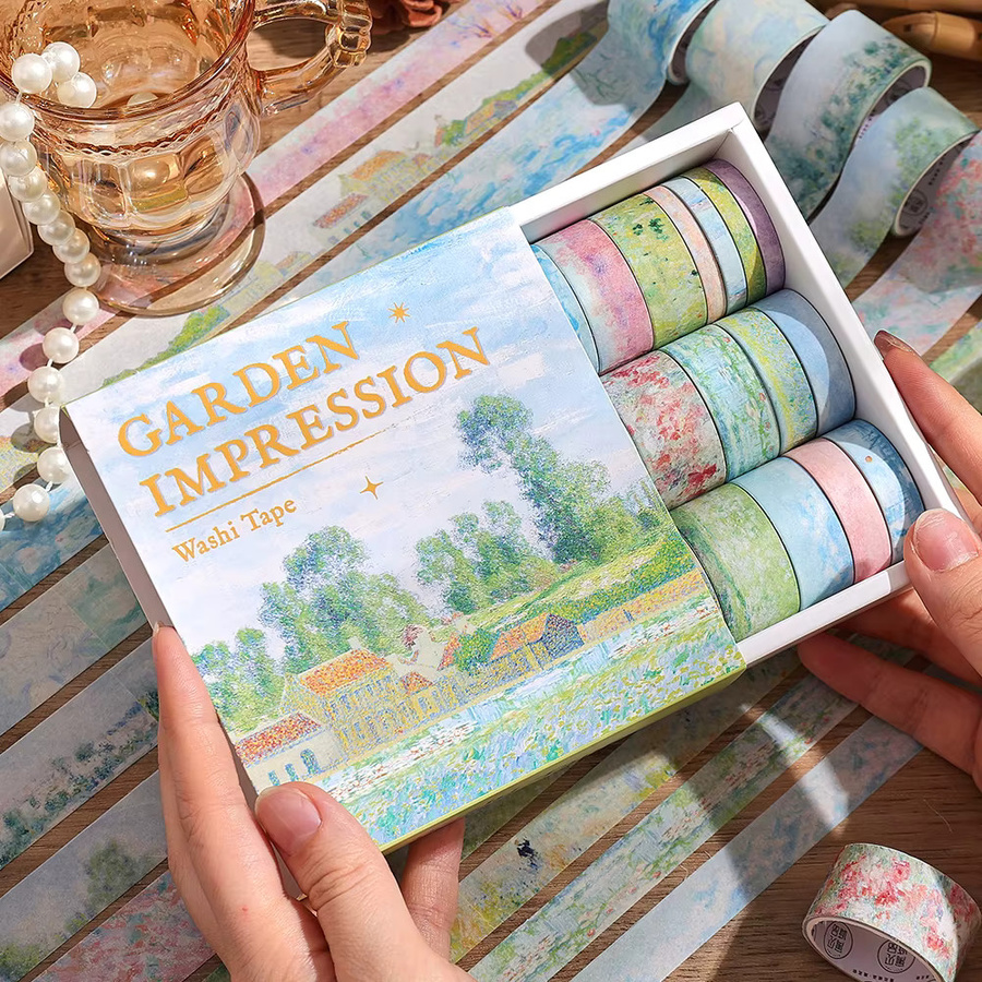 20 Rollen Washi-Tape-Set im Vintage-Stil für Gartenmalerei, Multicolour, 2 m pro Rolle - Bild 2