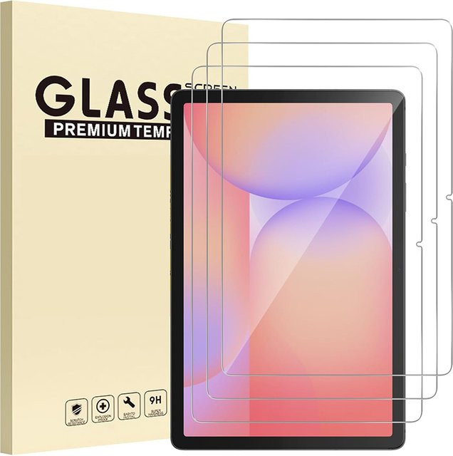 2er-Pack Samsung Displayschutzfolie aus gehärtetem Glas für Galaxy Tab S11, Tab S10 Lite, Tab S10 FE, Tab S9 FE 10,9, Tab S9, Tab S8 und Tab S7, transparent - Bild 1