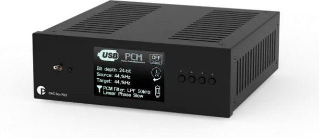 Pro-Ject DAC Box RS2 Wandler in Schwarz mit USB und HDMI - Bild 1