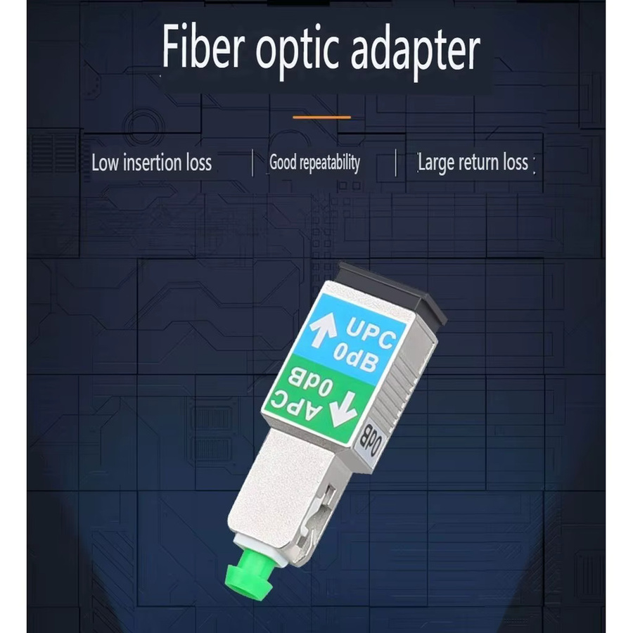Glasfaser-SC-SC-Adapter APC zu UPC Koppler für Singlemode-Kabel, Simplex Konvertierungs-Paar - Bild 3