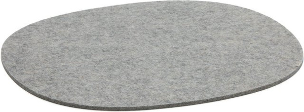 Hey-Sign Sitzauflage für Eames Plastic Sidechair aus Filz in Grün mit Anti-Rutsch-Funktion