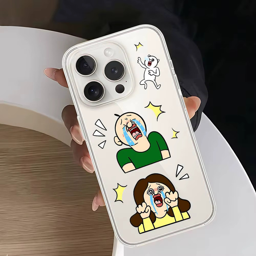 Bang Bang Tang Tang Handyhülle für iPhone 11 bis 17 Pro Max und Plus, transparente weiche Schutzhülle - Bild 4