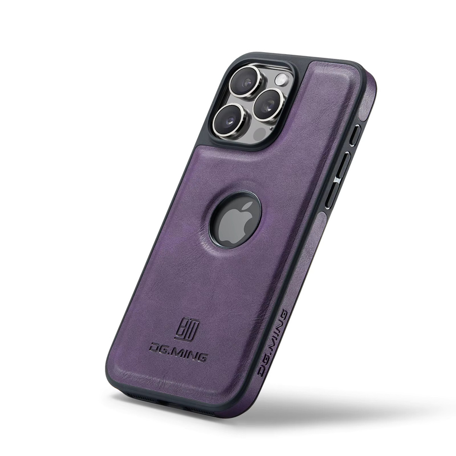 HKNR Leder Kamera Schutzhülle mit MagSafe für iPhone 16 15 14 13 12 11 Pro Max Plus in Braun - Bild 5