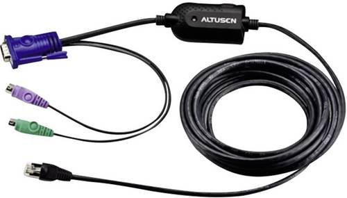 ATEN KVM Adapter mit 2x PS/2, VGA und 1x RJ45 Buchse in Schwarz, Länge: 4,5 m - Bild 1