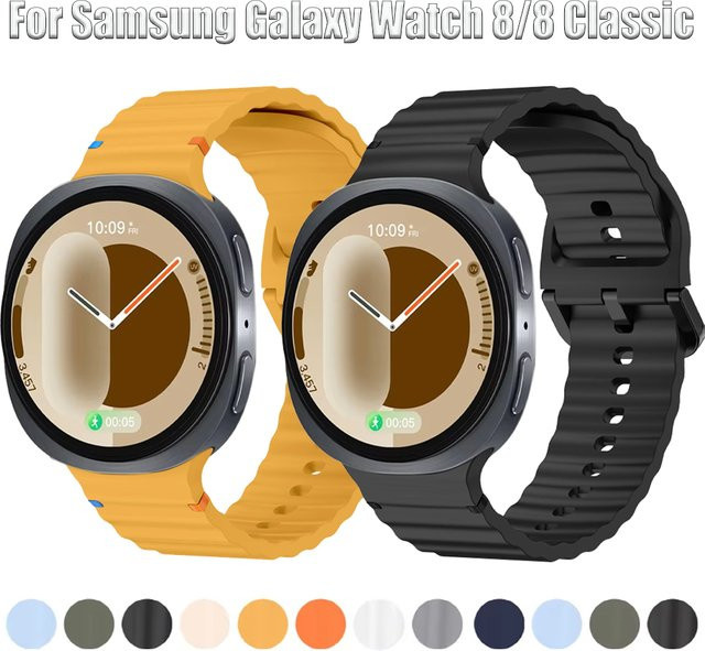 Samsung Uhrenarmband Silikon, Schwarz, Unisex - Bild 1