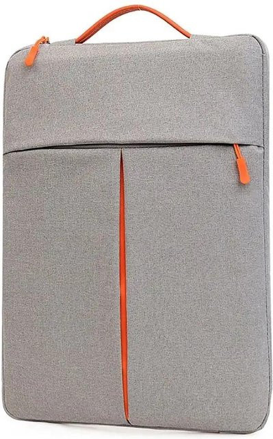 Stoßfeste Laptoptasche und Notebook Hülle für 13-15 Zoll Ultrabooks in Grau - Bild 1