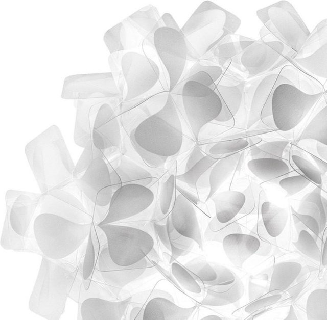 Slamp Clizia Medium Wand- und Deckenleuchte aus Spezialkunststoff in Weiß - Bild 1
