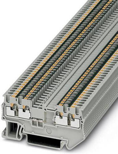 Phoenix Contact Durchgangsreihenklemme 3208359 mit Schnellanschluss, Grau, 50 Stück - Bild 1