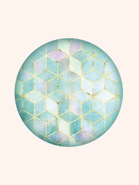 Komar Wandbild Mosaik Verde B: 30 cm, H: 40 cm - Bild 1