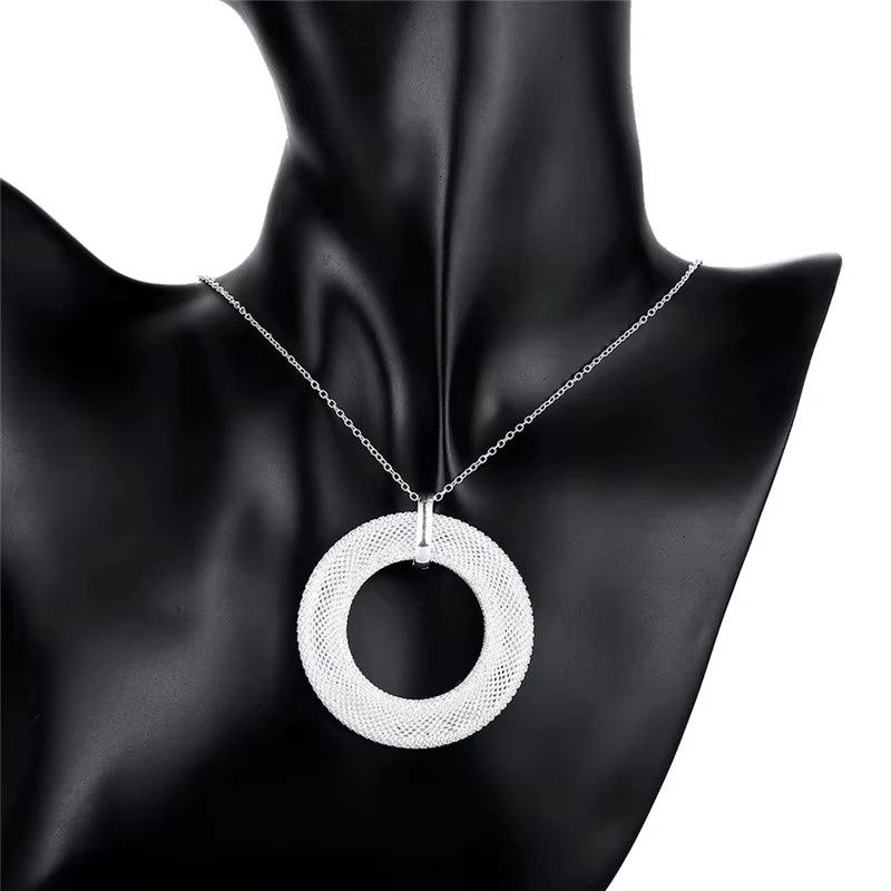 Schmuckset 925 Silber, Halskette, Ohrringe, Damen - Bild 3