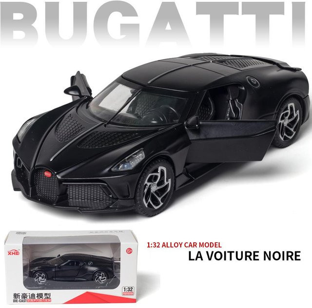 Bugatti La Voiture Noire Modellauto, Maßstab 1:32, mit Ton und Licht, ab 6 Jahren - Bild 1