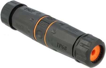Delock RJ45 Netzwerk Adapter Ethernet LAN Schwarz (1x RJ45-Buchse - 1x RJ45-Buchse) - Bild 1
