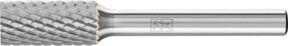 PFERD Hartmetall Frässtift Zylinder ZYA silber, Durchmesser: 10 mm, Länge: 20 mm, Schaft-Durchmesser: 6 mm, Körnung: mittel fein - Bild 1