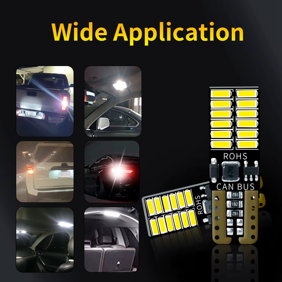 Super helle T10 4014 LED W5W 168 Chipsatz-Leuchtmittel für Auto Blinker und Leselampe - Bild 3