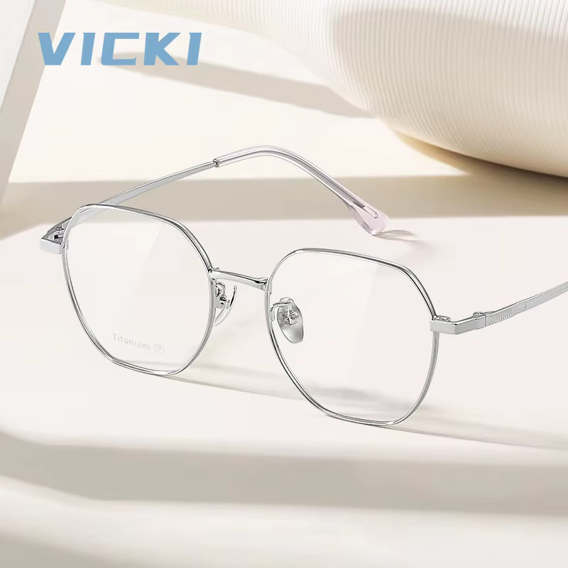 VICKI Korrektionsbrille, Vollrand, Silber, Damen - Bild 1