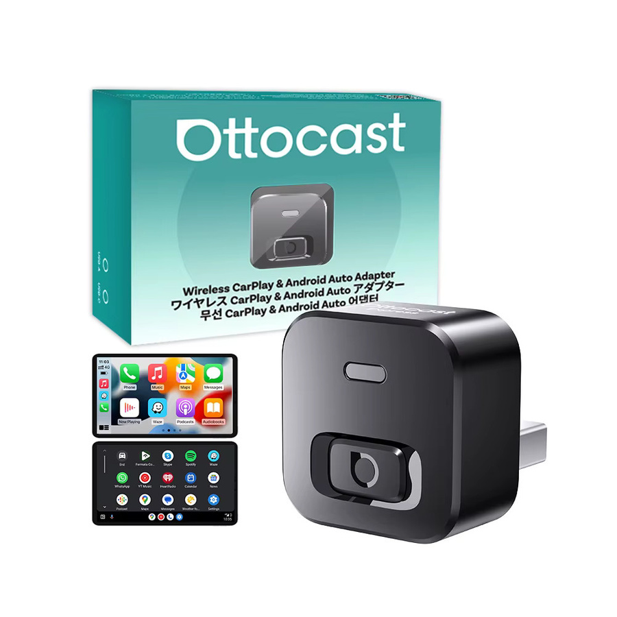 Ottocast Mini Dot Kabelloser CarPlay und Android Auto Adapter mit WiFi 6 und Bluetooth 5.4 für Audi und Kia - Bild 4