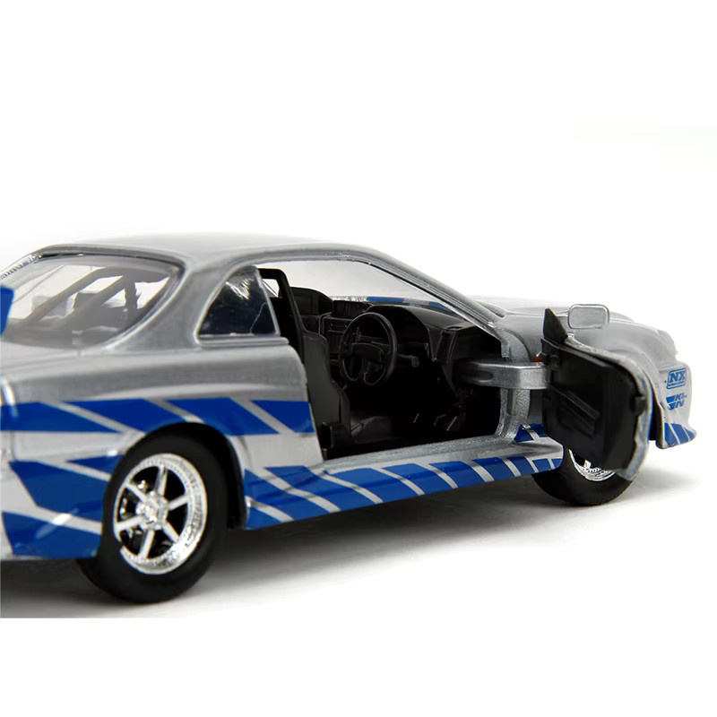 JADA 2002 Nissan Skyline GT-R R34, Modellfahrzeug, 1:32, Silber, Fast & Furious - Bild 5