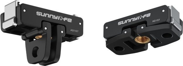 DJI Magnetischer Adapter und Nano Schnellwechselplatte für DJI Osmo Action 6 in Schwarz - Bild 1