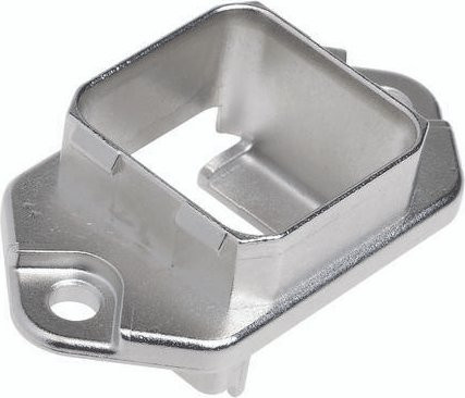 HARTING Anbaugehäuse 09 35 002 0301 aus Zinkdruckguss in Silber - Bild 1