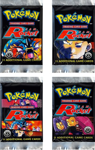 Pokémon 1st Edition Team Rocket Booster Packs, Nachfüllpack, 11 Karten, ab 10 Jahren - Bild 1