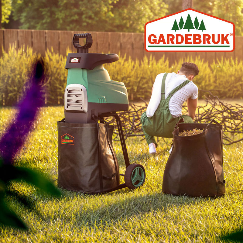 Leiser Asthäcksler mit 3100W Leistung für Äste bis 44mm inklusive 2x 60L Sammelbeuteln, 17kg - Bild 2