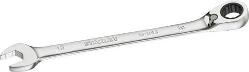 Stanley Ringmaulschlüssel mit Ratsche in Silber, Schlüsselweite 10 mm - Bild 1