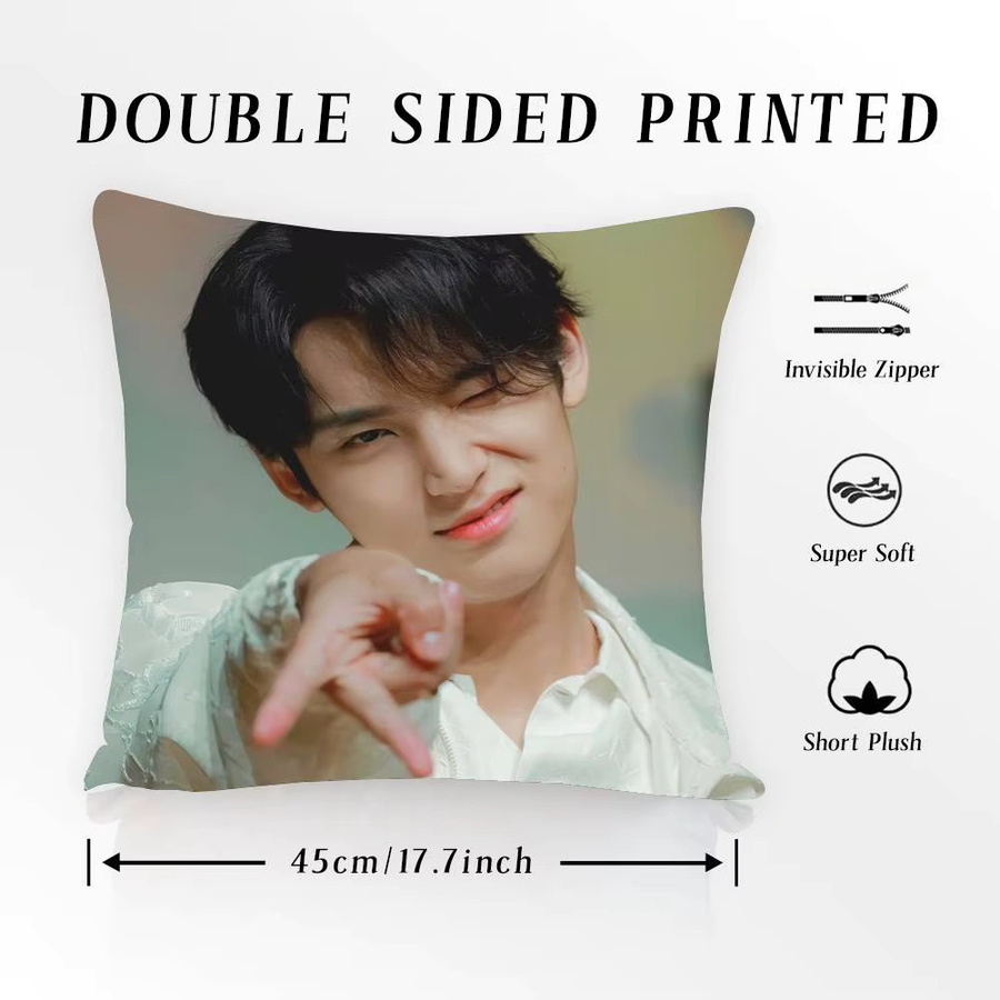 Singer M-Mingyu Kissenbezug mit Anti-Staubmite-Schutz und unsichtbarem Reißverschluss, Multicolor, B/T/H: 30 x 30 x 30 cm - Bild 5