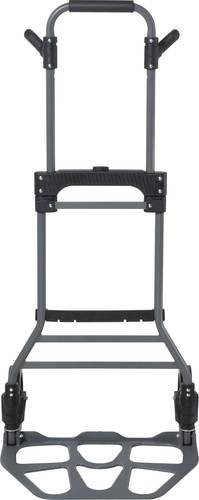 Klappbare und höhenverstellbare Sackkarre von Toolcraft aus Aluminium und Stahl in Grau mit einer Traglast von 100 kg - Bild 1