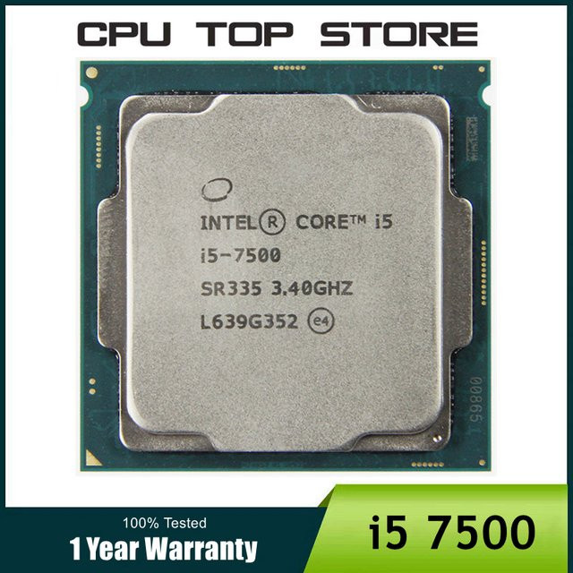 Intel Core i5 7500 Prozessor LGA 1151 Quad-Core mit 3,4 GHz in Silber - Bild 1