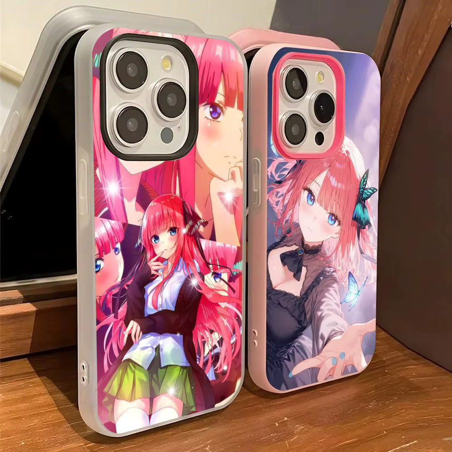 Anime Girl N-Nino N-Nakano Handyhülle für iPhone 11 bis iPhone 17 Pro Max Plus Mini, transparente stoßfeste TPU-Schutzhülle - Bild 3