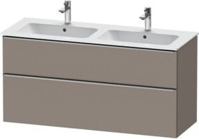 Duravit Waschtischunterschrank D-Neo in Grau Matt mit 1 Schublade, Breite: 128 cm, Tiefe: 46,2 cm, Höhe: 62,5 cm - Bild 1