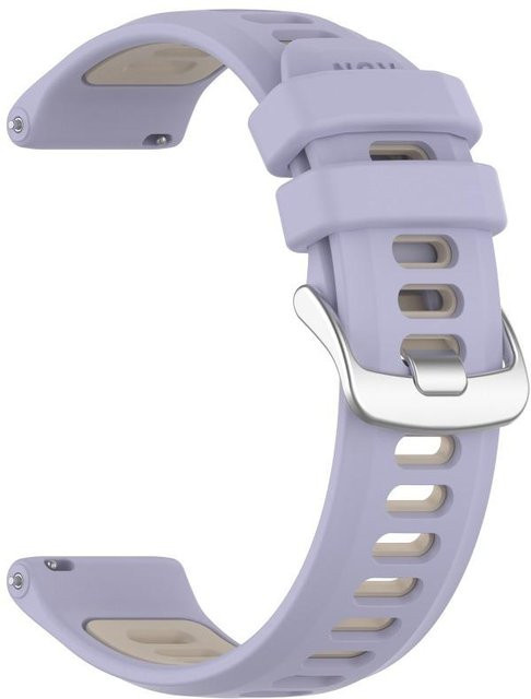 Sportarmband Silikon, zweifarbig, gray, Unisex, 20mm, 22mm - Bild 1