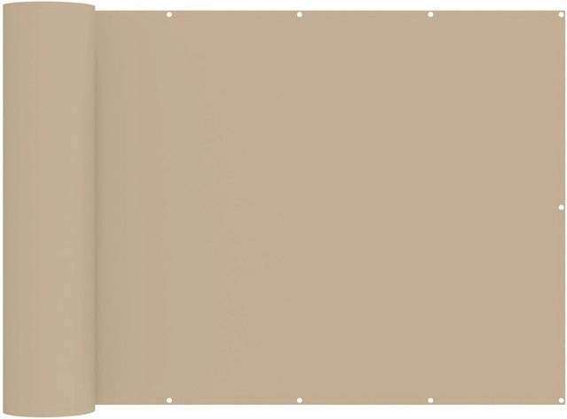 vidaXL Balkon Sichtschutz aus Polyester mit PU-Beschichtung in Beige, B/H: 300 x 150 cm - Bild 1
