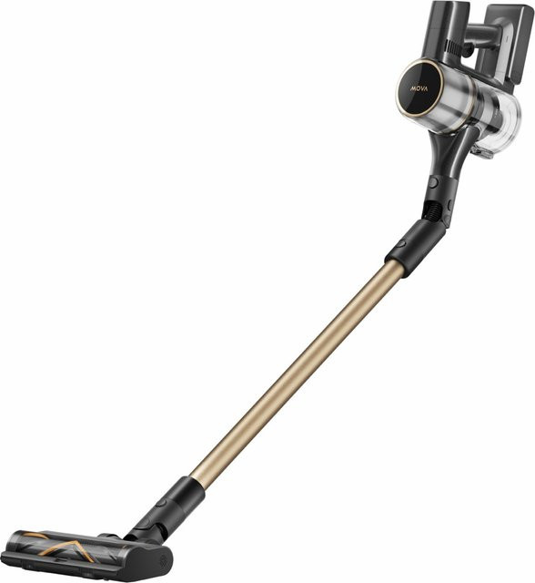 Mova S5 Sense Akku-Stielstaubsauger schwarz/gold mit LED-Scheinwerfer und Anti-Tangle-Roller - Bild 1