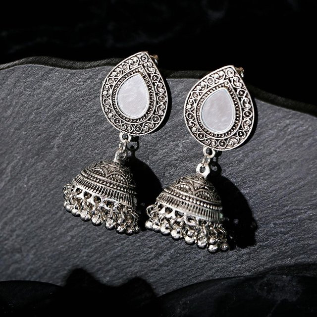 Lucky Star Jewelry Ohrringe, Zirkonia, Silber, Messing, Damen, Vintage - Bild 1