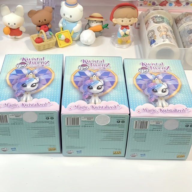 My Little Pony Blind Box Kwistal Fwenz 2 Gen Serie Cartoon Figur als Mystery Box Spielzeug in Multicolor für Kinder und Schreibtisch Dekoration - Bild 1