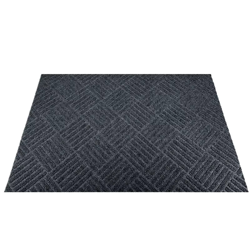 DHDH Geometrische Diamant-Fußmatte aus Polyester in Grau, rutschfester und staubdichter Eingangsteppich, zuschneidbar und modern gestaltet, B/T: 80 x 50 cm - Bild 4