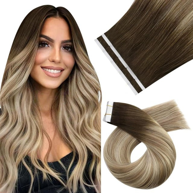 Moresoo Tape-in Haarverlängerung, 100% echtes Remy Human Hair - Bild 1