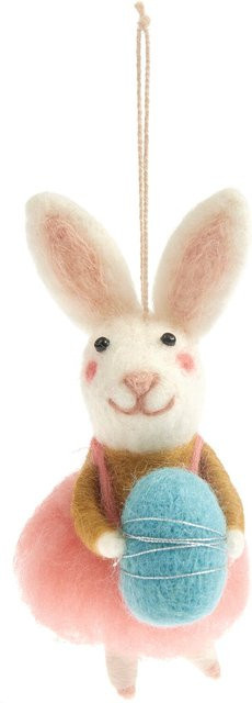Rico Design Aufhänger Filz-Hase mit Osterei für die Osterzeit und den Frühling - Bild 1