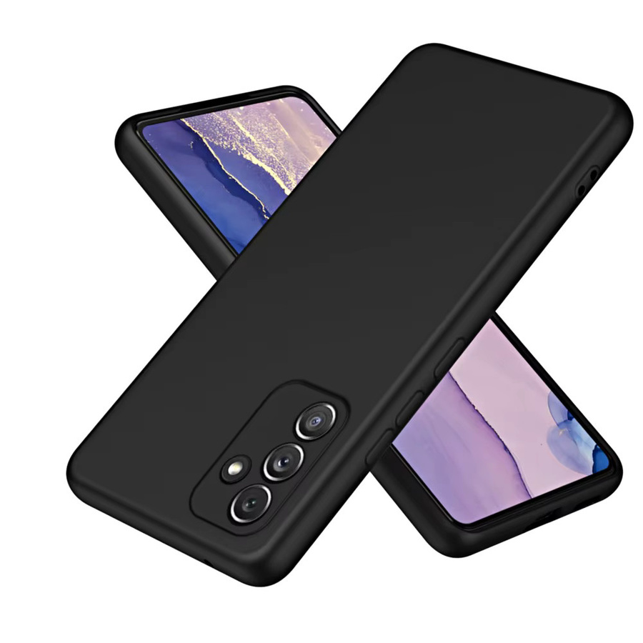 Stoßfeste Silikonhülle in Schwarz für Samsung Galaxy A-Serie (A14, A15, A16, A24, A25, A26, A34, A35, A36, A37, A54, A55, A56, A57) mit mattem Finish - Bild 3
