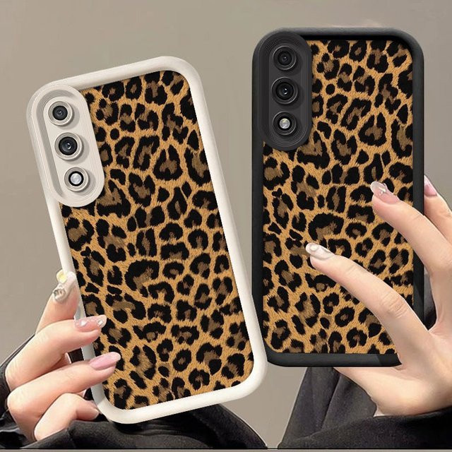 Stoßfeste Silikonhülle für OnePlus Nord 5 CE5 5G mit Leopardenmuster in Multicolour - Bild 1