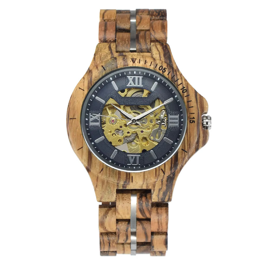 BEWELL Armbanduhr Holz, Automatik, Herren - Bild 2