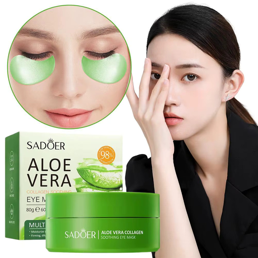 SADOER Augenmaske mit Aloe Vera und Kollagen, Unisex - Bild 3