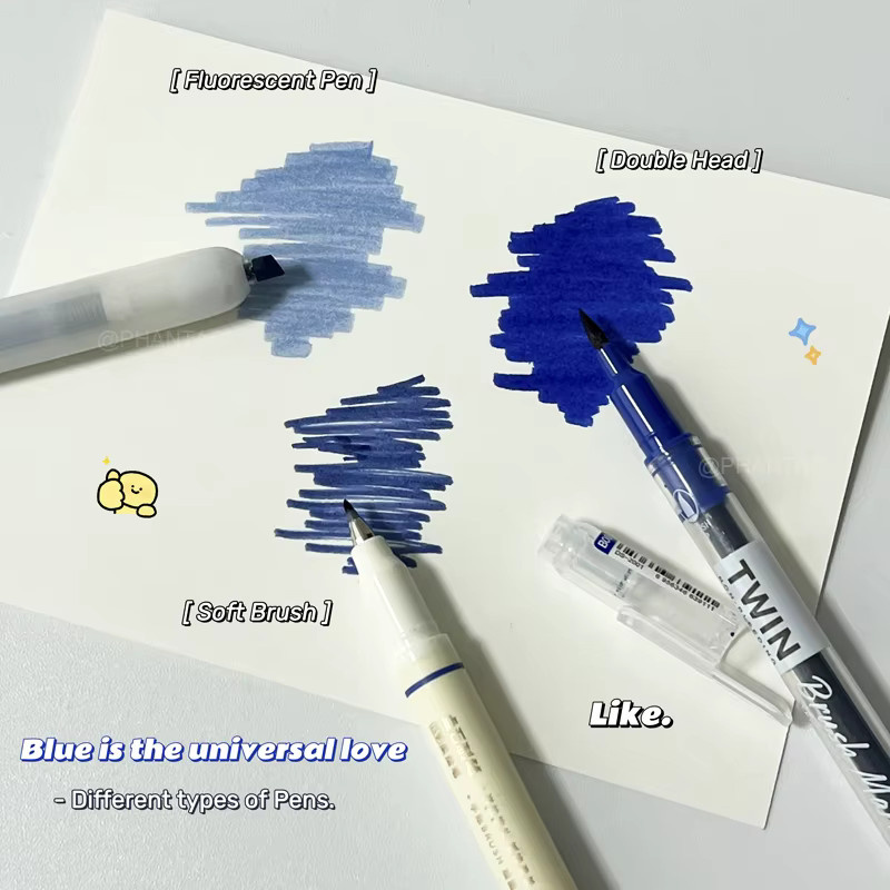 6-teiliges Kalligrafie-Stift-Set mit verschiedenen Stifttypen, farbige Gelstifte mit weichem Kopf und 0,5 mm Spitze, grün, Kunstbedarf zum Malen und Zeichnen - Bild 3