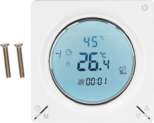 Neoglint Intelligentes Thermostat mit LCD-Bildschirm in Grau - Bild 1