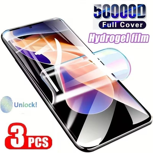 3er-Pack Hydrogel Displayschutzfolie für Motorola Moto G Stylus 5G 2024, Moto G Power 2024, Moto G 5G 2023/2025/2026, transparent - Bild 1