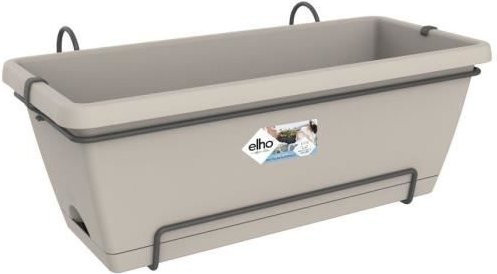 ELHO Jardiniere BARCELONA XL ALLIN1 Pflanzkübel in Beige, B: 54,5 cm, T: 33,5 cm, H: 23 cm - Bild 1